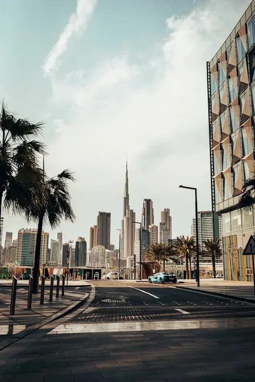 Dubai skyline with Burj Khalifa and modern towers as backdrop for expert CFO financial advisory services in UAE
